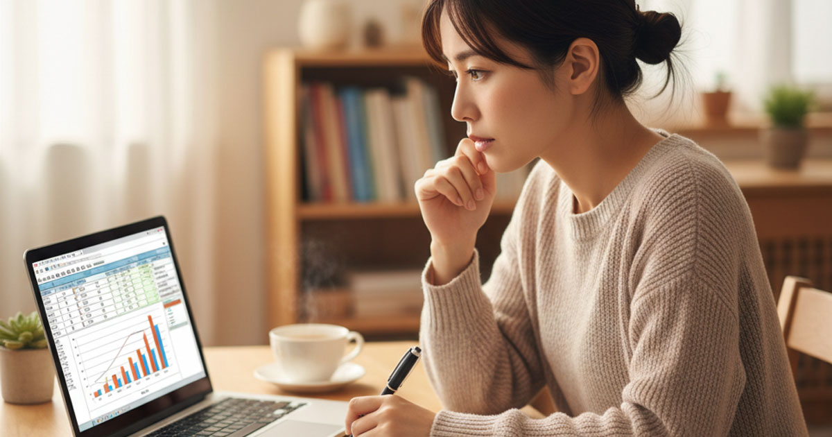 ファイナンシャルプランナー監修による、1号認定と2号認定の家計負担比較シミュレーション表。パート収入別にどちらがお得かを示しています。